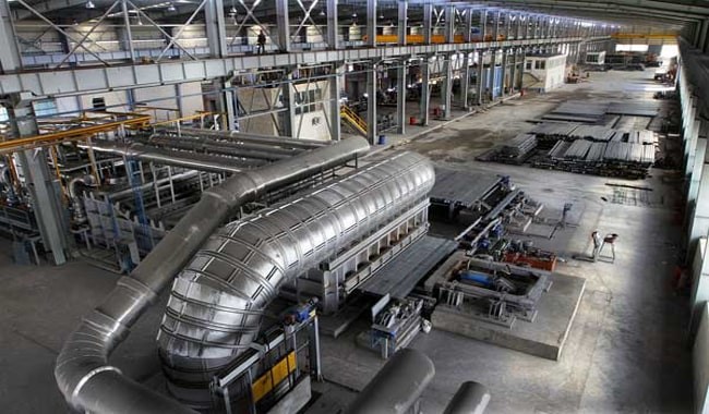 در این تصویر، نمایی از کارخانه صبا فولاد زاگرس را مشاهده می کنید.